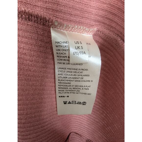 Free People We The Free Pink Winter Sun Ribbed Tunic - Picture 8 of 10